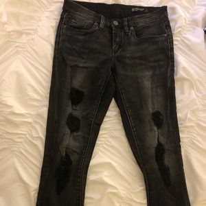 Blank NYC black ripped skinny jeans